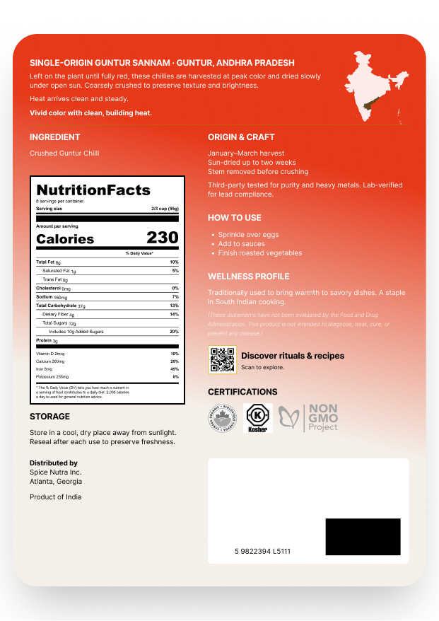 Chilli Pepper Crushed