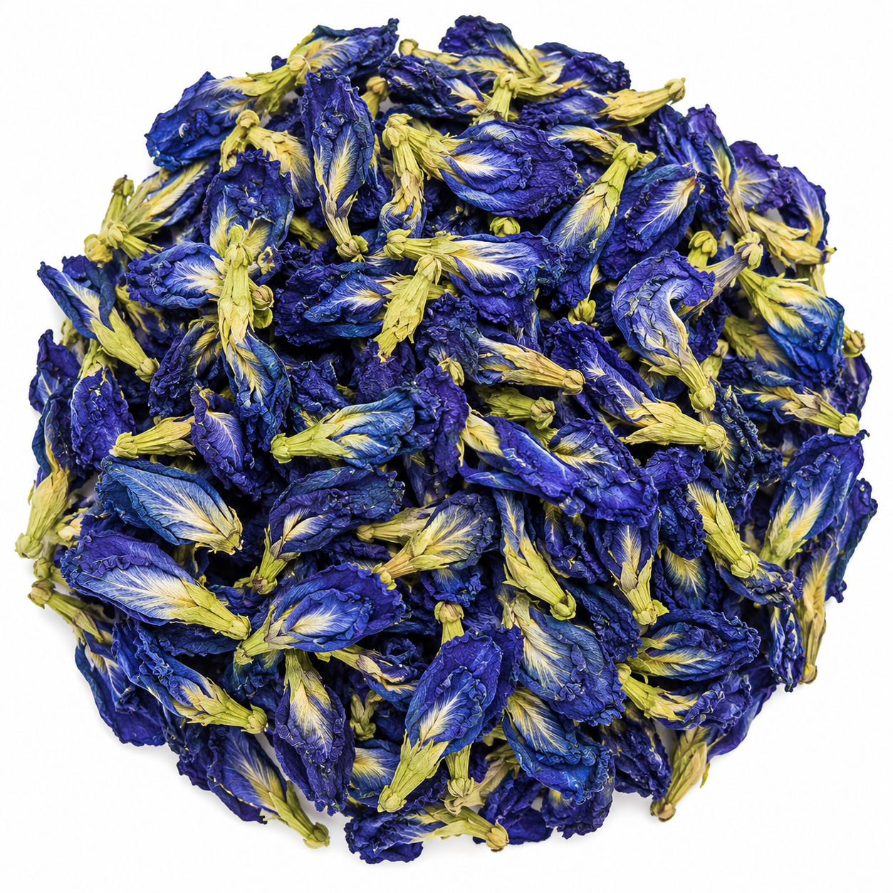 Blue Peaflower Petals, Whole
